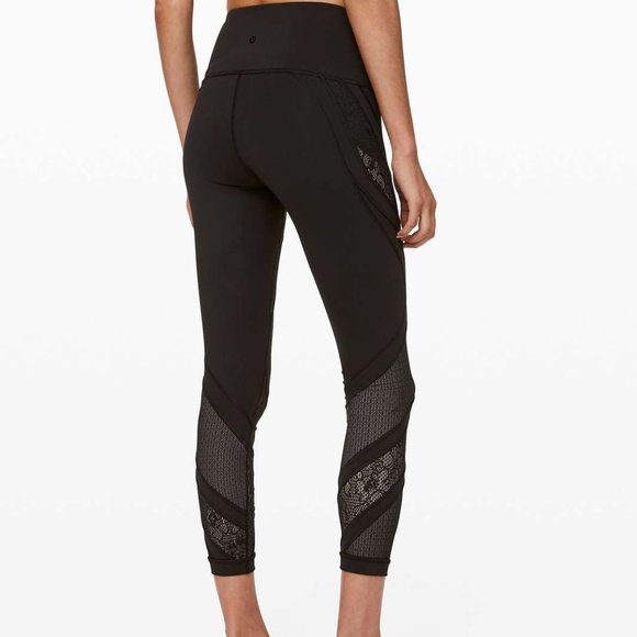 L-23 🍋Lululemon🍋 Wunder Under High-Rise Tight 25" *Lace Size 2 - Picture 2 of 10